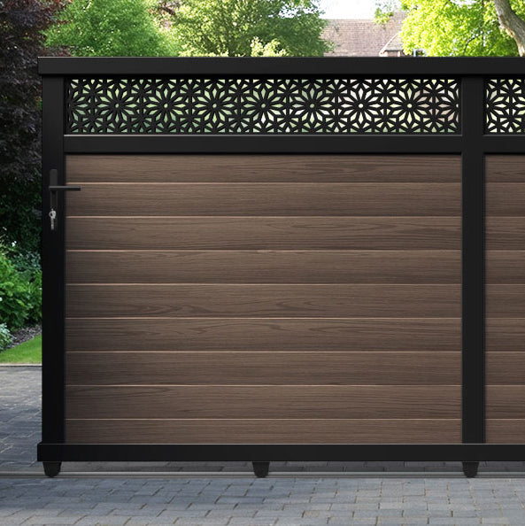 Narwa Aluminium Sliding Straight Top Driveway Gate