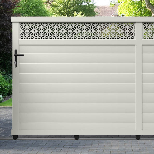 Narwa Aluminium Sliding Straight Top Driveway Gate