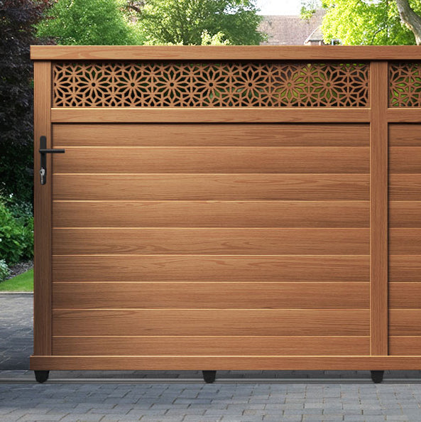 Narwa Aluminium Sliding Straight Top Driveway Gate