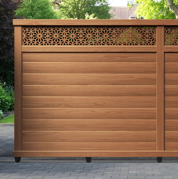 Narwa Aluminium Sliding Straight Top Driveway Gate