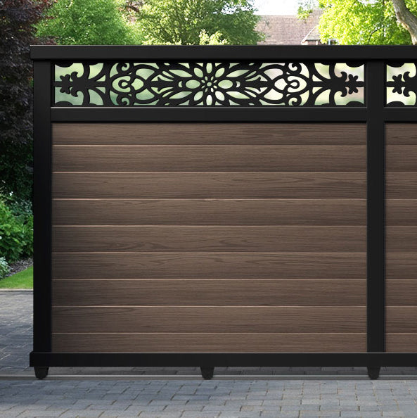 Windsor Aluminium Sliding Straight Top Driveway Gate