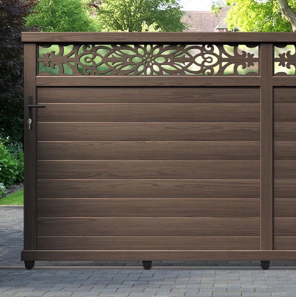 Windsor Aluminium Sliding Straight Top Driveway Gate