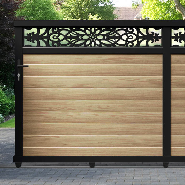 Windsor Aluminium Sliding Straight Top Driveway Gate