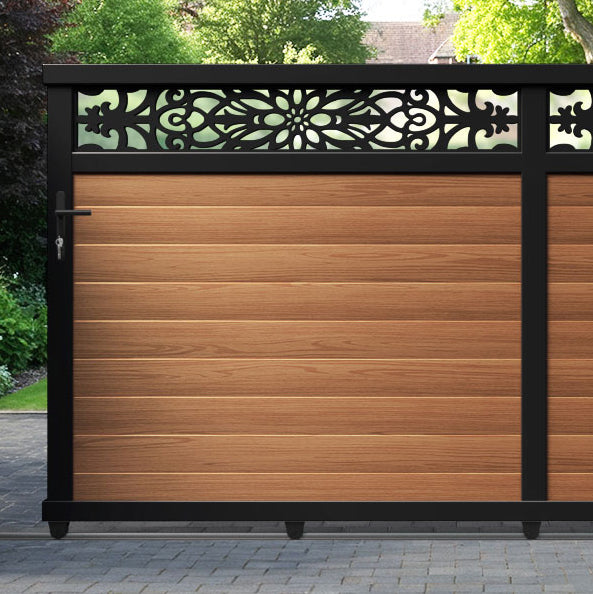 Windsor Aluminium Sliding Straight Top Driveway Gate