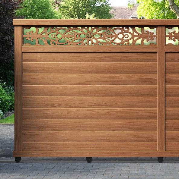 Windsor Aluminium Sliding Straight Top Driveway Gate