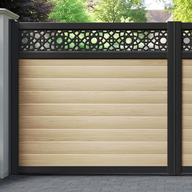Ambar Aluminium Straight Top Driveway Gate