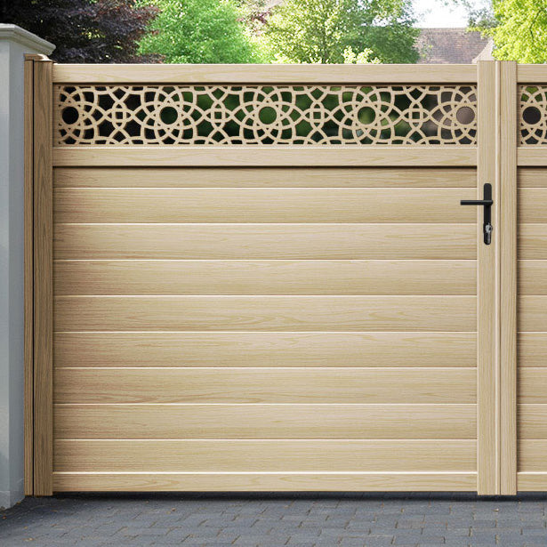Ambar Aluminium Straight Top Driveway Gate