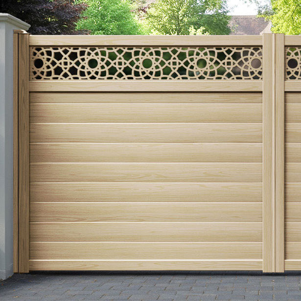 Ambar Aluminium Straight Top Driveway Gate