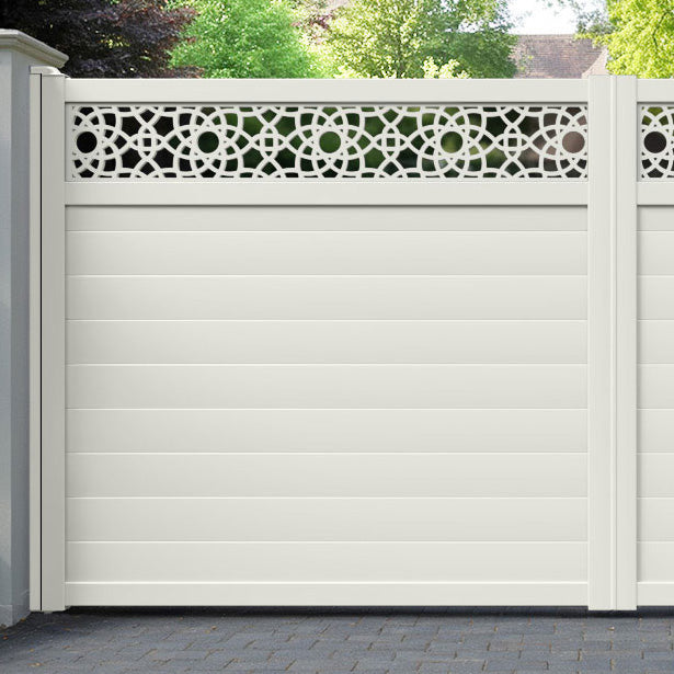 Ambar Aluminium Straight Top Driveway Gate