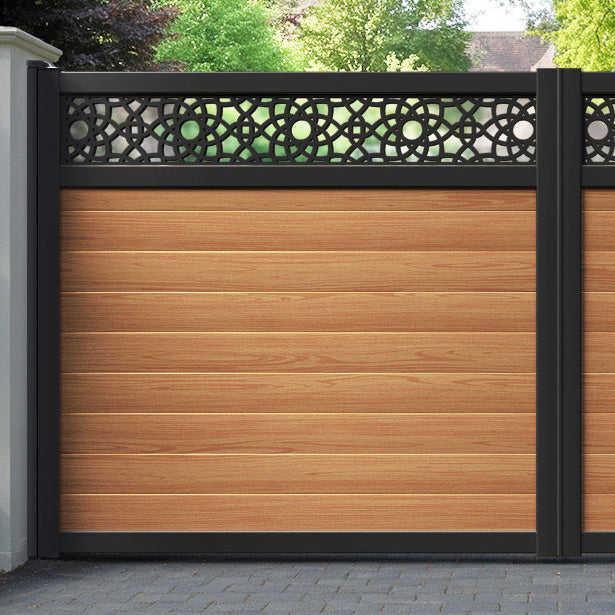 Ambar Aluminium Straight Top Driveway Gate