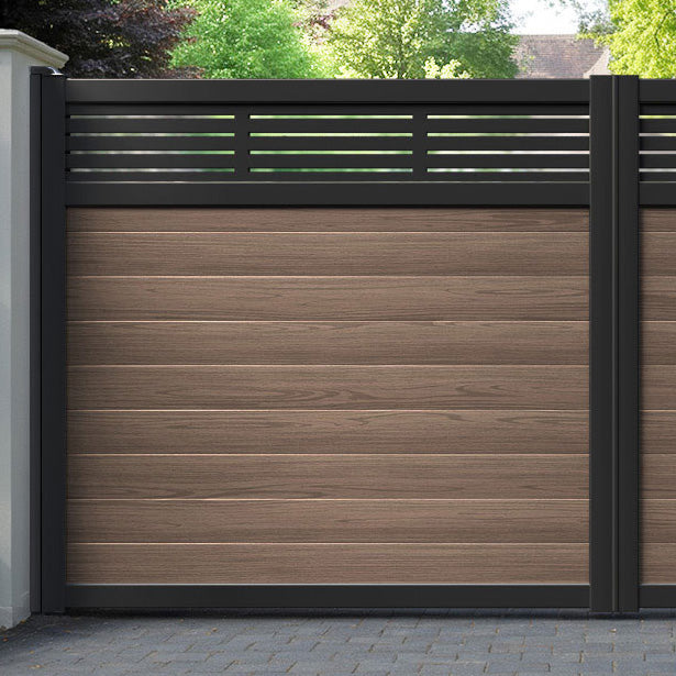 Aspen Aluminium Straight Top Driveway Gate