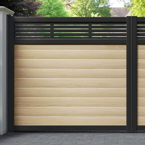 Aspen Aluminium Straight Top Driveway Gate