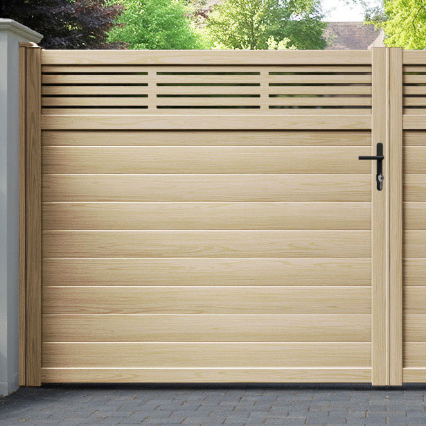 Aspen Aluminium Straight Top Driveway Gate