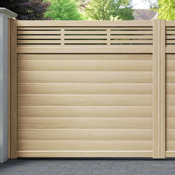 Aspen Aluminium Straight Top Driveway Gate