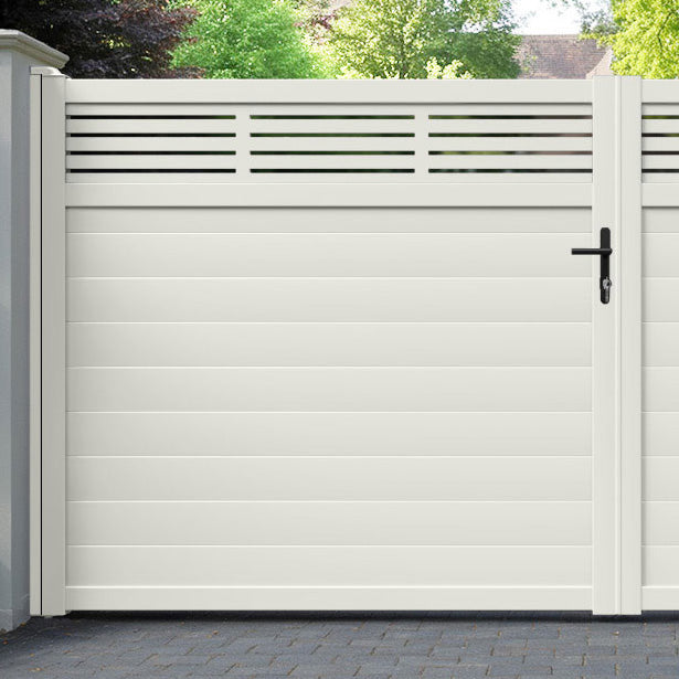 Aspen Aluminium Straight Top Driveway Gate