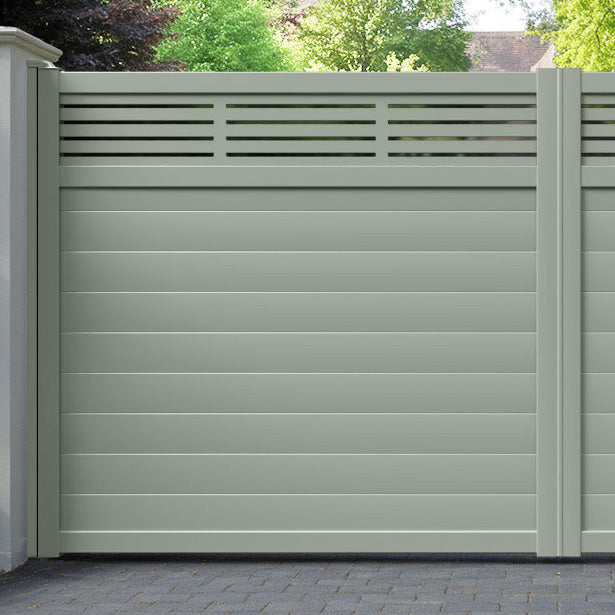 Aspen Aluminium Straight Top Driveway Gate