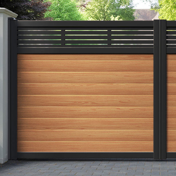 Aspen Aluminium Straight Top Driveway Gate