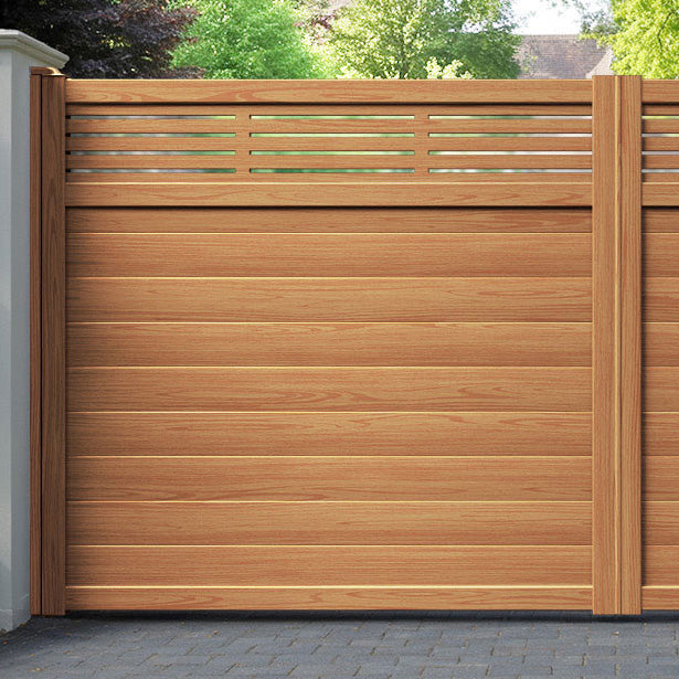 Aspen Aluminium Straight Top Driveway Gate
