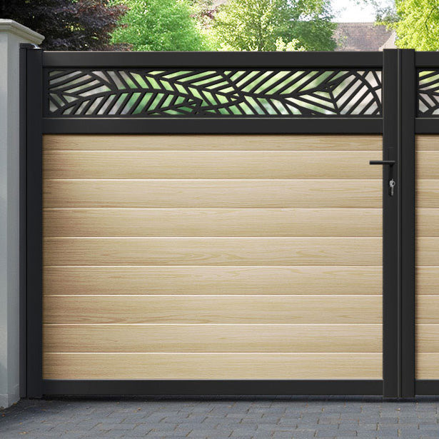 Habitat Aluminium Straight Top Driveway Gate