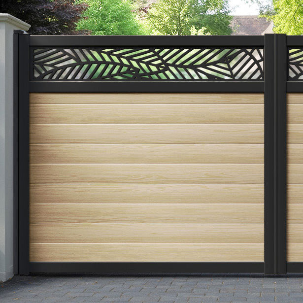 Habitat Aluminium Straight Top Driveway Gate