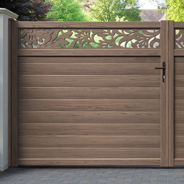 Heritage Aluminium Straight Top Driveway Gate