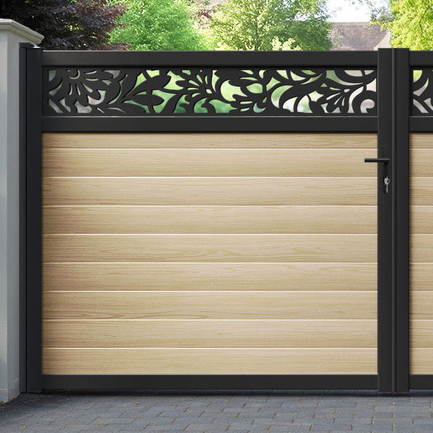 Heritage Aluminium Straight Top Driveway Gate