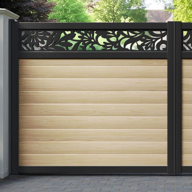 Heritage Aluminium Straight Top Driveway Gate