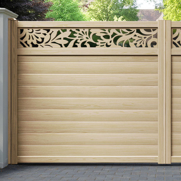 Heritage Aluminium Straight Top Driveway Gate