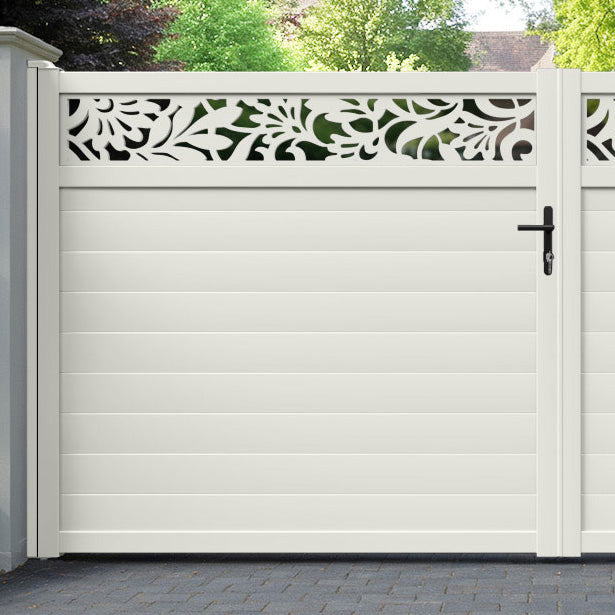 Heritage Aluminium Straight Top Driveway Gate