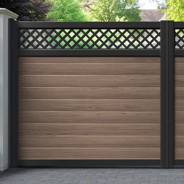 Hive Aluminium Straight Top Driveway Gate