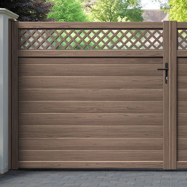 Hive Aluminium Straight Top Driveway Gate