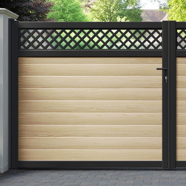 Hive Aluminium Straight Top Driveway Gate