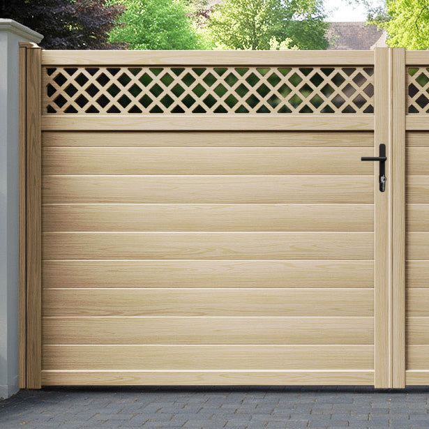 Hive Aluminium Straight Top Driveway Gate