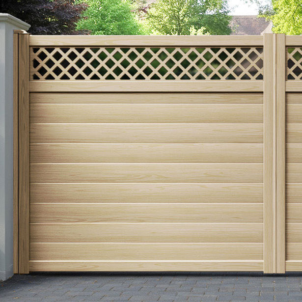 Hive Aluminium Straight Top Driveway Gate