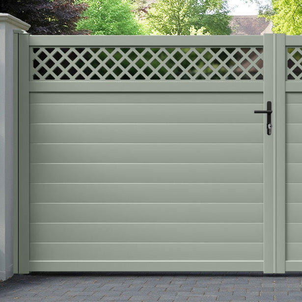 Hive Aluminium Straight Top Driveway Gate