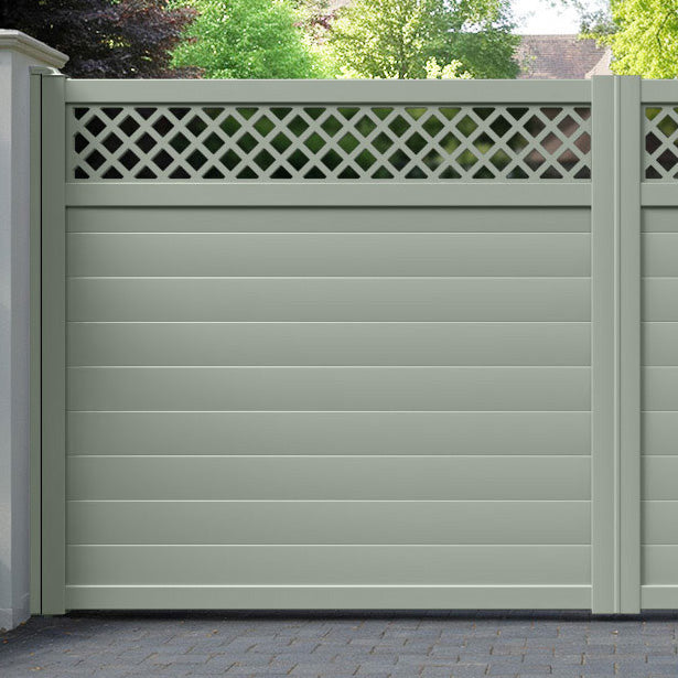 Hive Aluminium Straight Top Driveway Gate