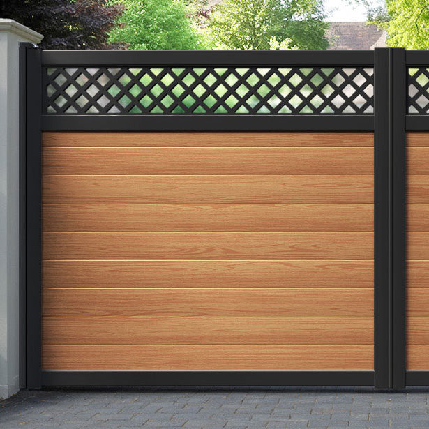 Hive Aluminium Straight Top Driveway Gate