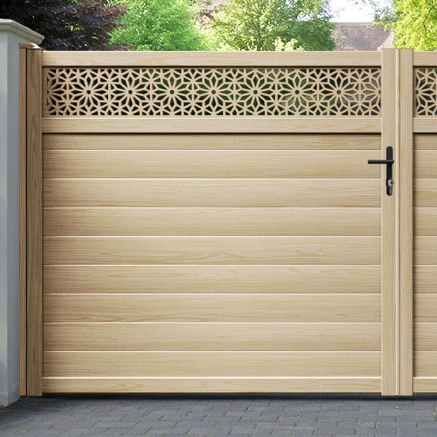 Narwa Aluminium Straight Top Driveway Gate