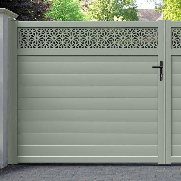 Narwa Aluminium Straight Top Driveway Gate