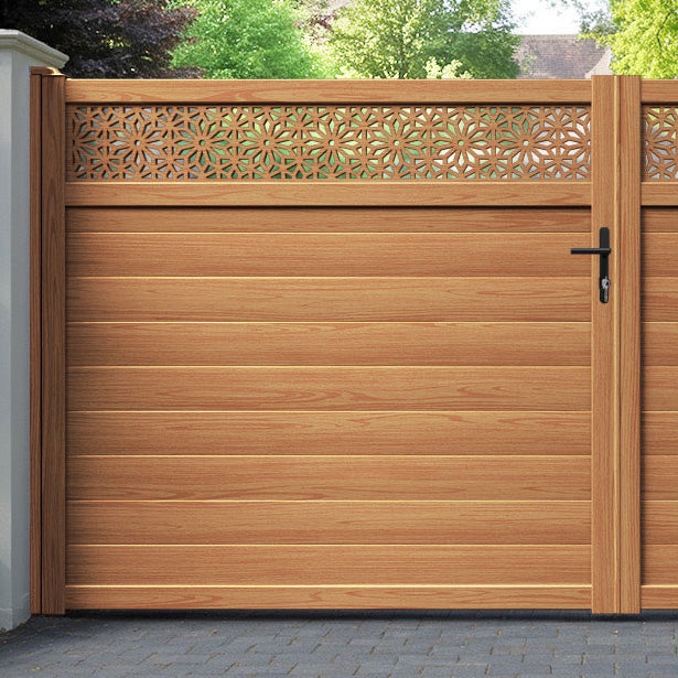 Narwa Aluminium Straight Top Driveway Gate