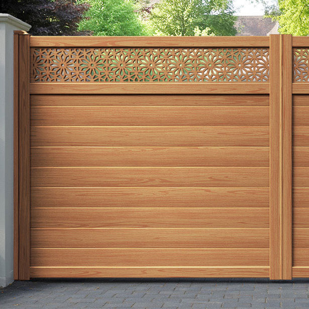 Narwa Aluminium Straight Top Driveway Gate