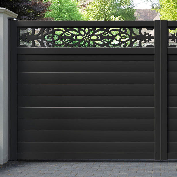 Windsor Aluminium Straight Top Driveway Gate