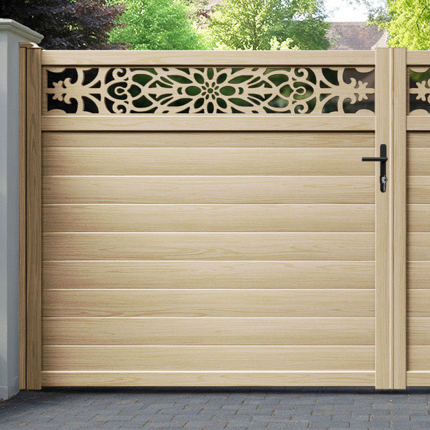 Windsor Aluminium Straight Top Driveway Gate