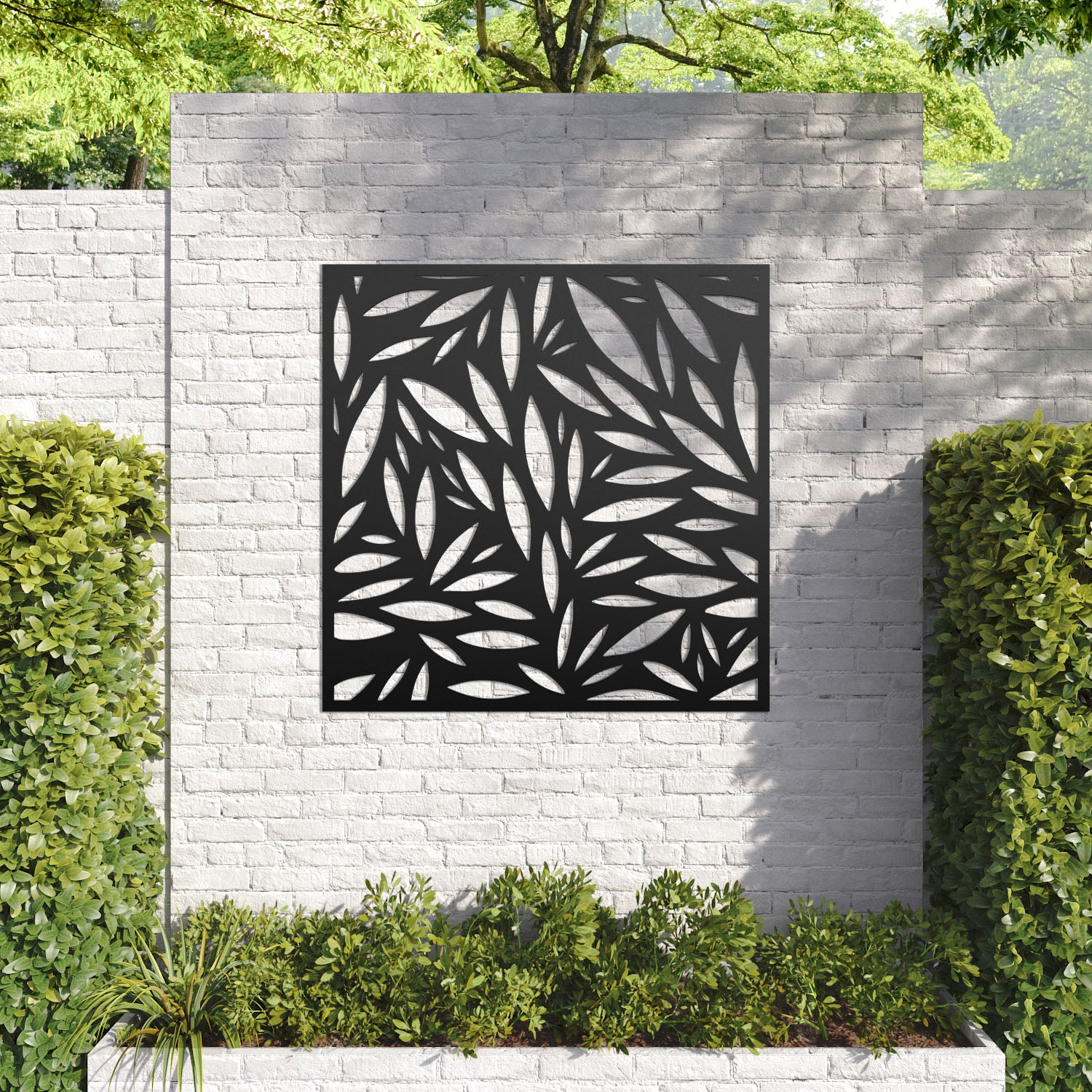 Foliage decorative panel