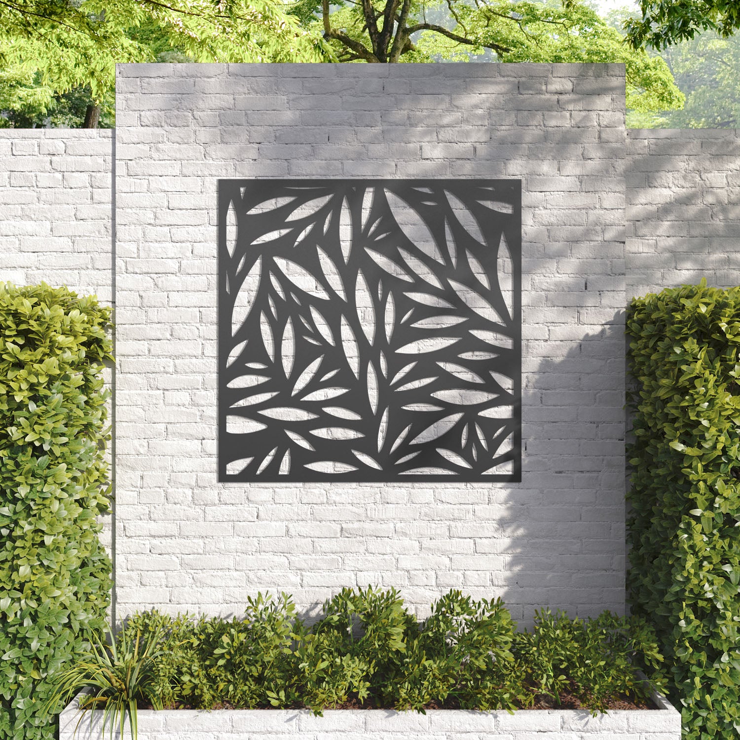 Foliage decorative panel