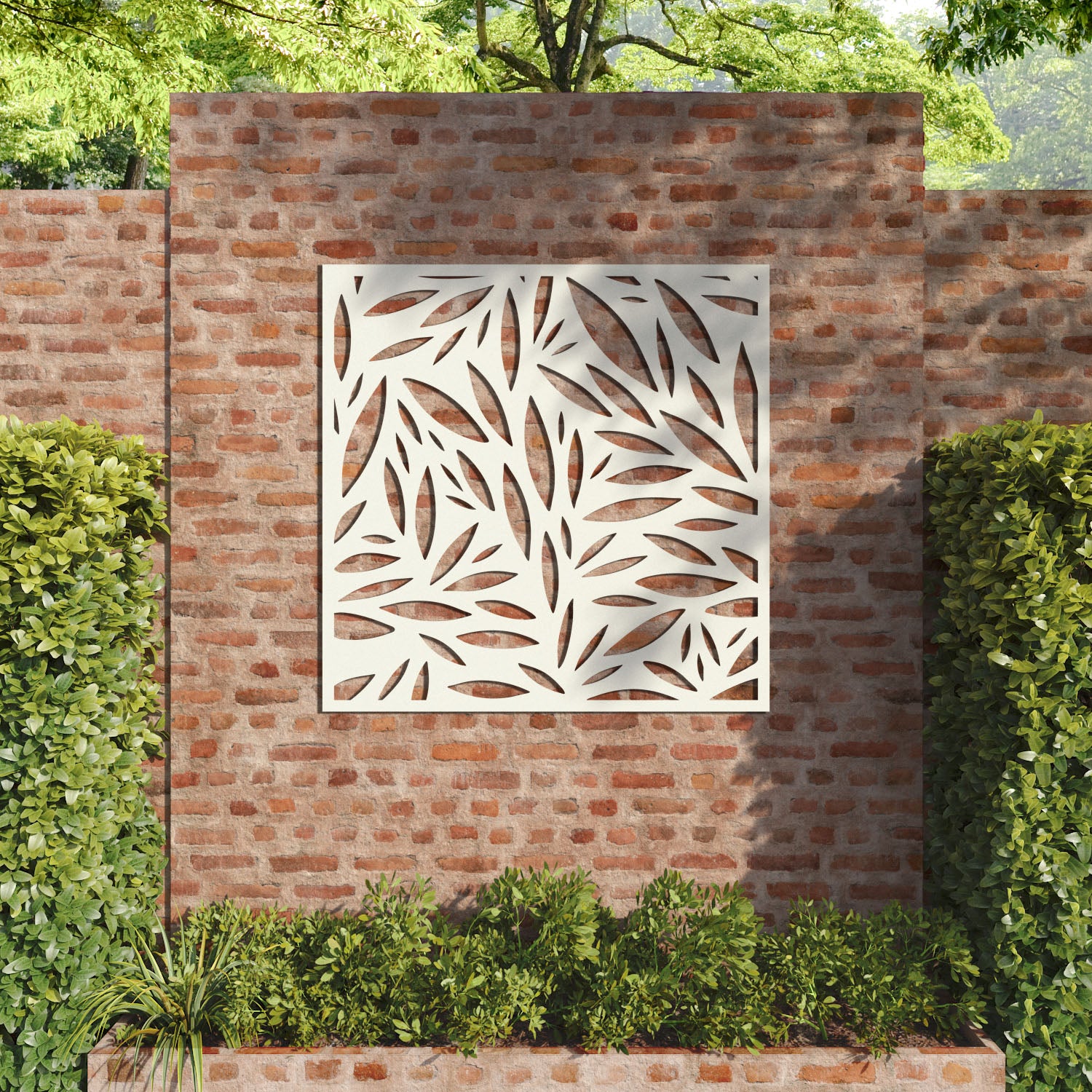 Foliage decorative panel