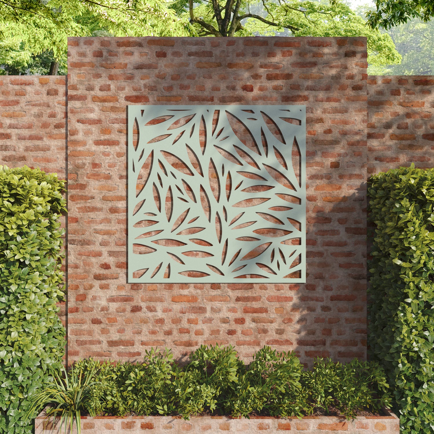 Foliage decorative panel