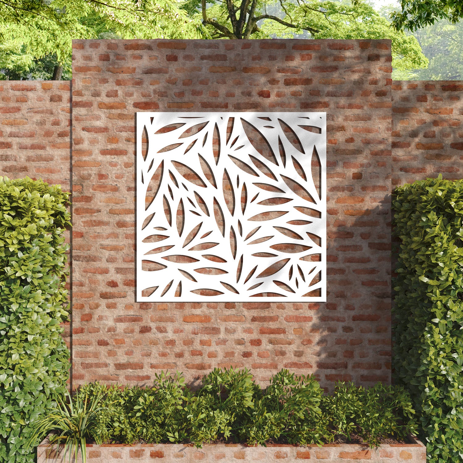 Foliage decorative panel