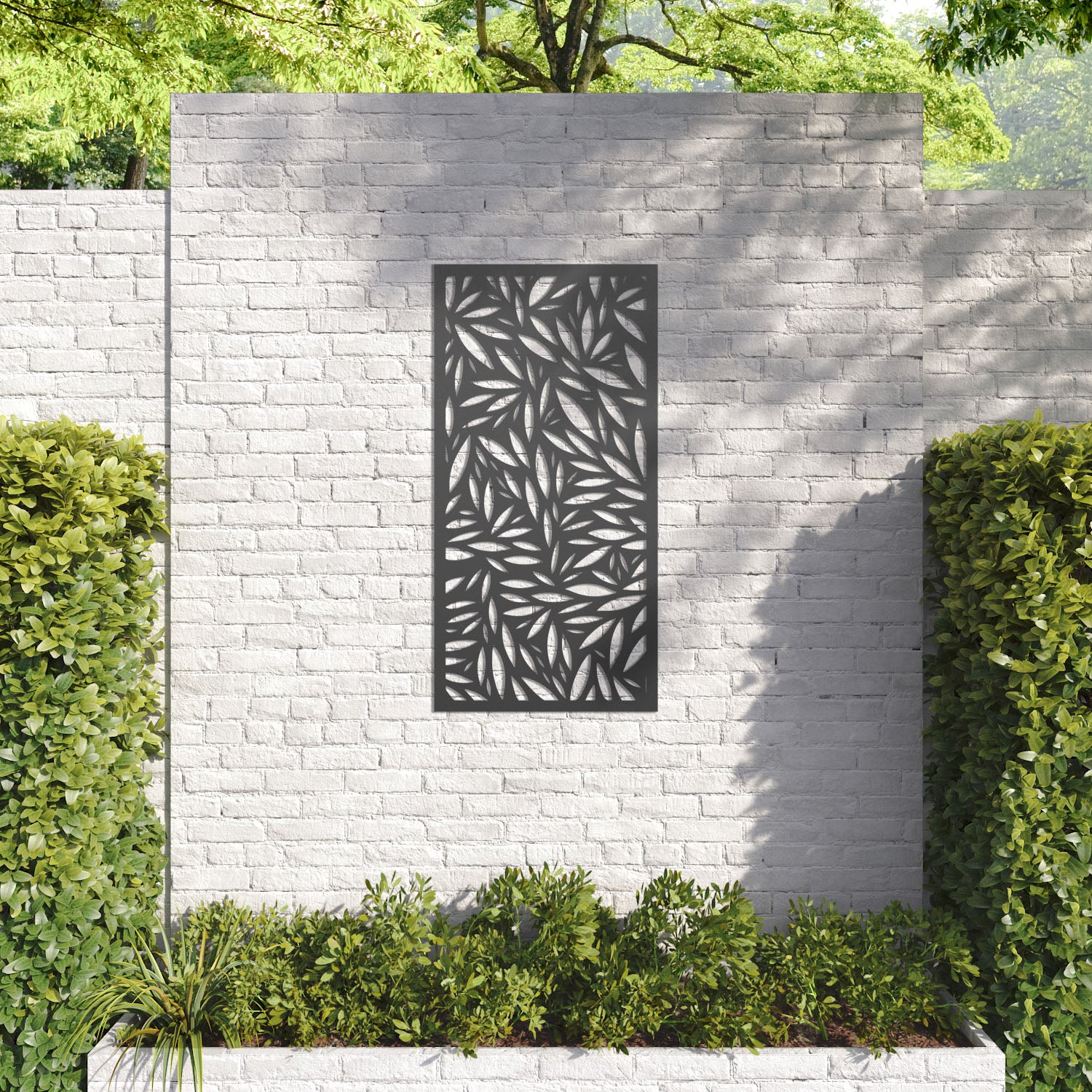 Foliage decorative panel