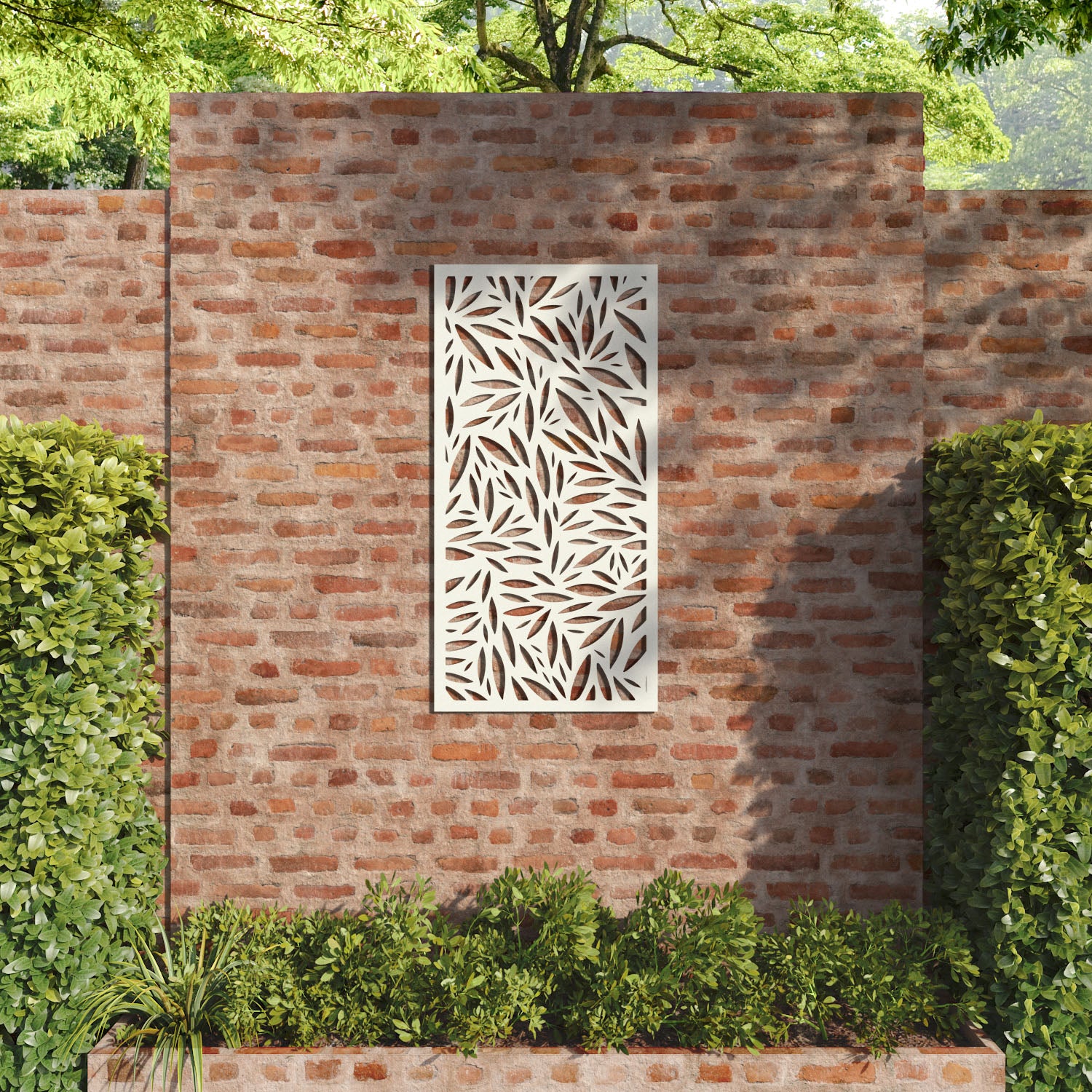 Foliage decorative panel